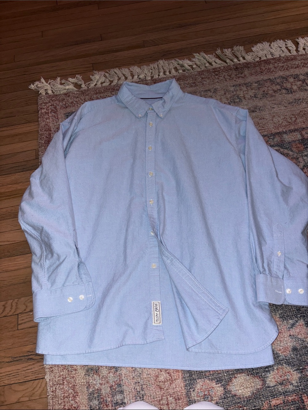 Jos. A. Bank Light Blue Button-Down Casual Shirt
